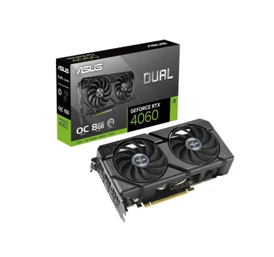 ! VGA CARD ASUS DUAL-RTX4060-O8G-EVO videokartasi | QQS bilan narx 1