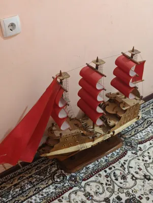 корабль ручная работа сувенир