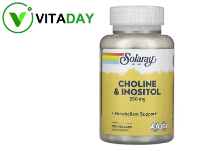 Solaray Choline & Inositol Xolin va inozitol 1