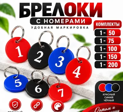 Брелоки-бирки для ключей