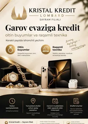 Garov evaziga kredit