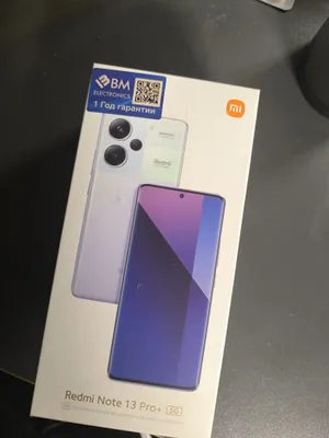 Redmi note 13pro+ 5G. 8/256 1