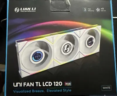 Lian Li uni FAN LCD 120 RGB White 1