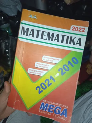 matematika kitobi. mega testlar toplami 1