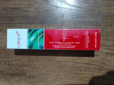 Зубная паста без фтора с экстрактом водорослей 1