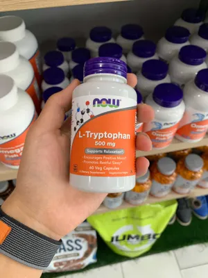 Now L-tryptophan 500, 60 капсул 1