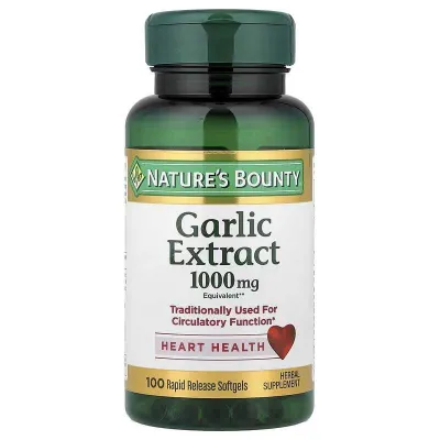 Nature's Bounty Garlic Extract Экстракт чеснока 1