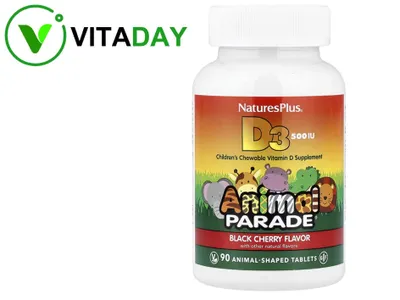 NaturesPlus Animal Parade D3 D3 vitamini 1