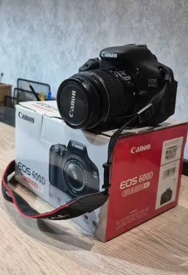 Canon EOS 600D + 18–55 mm obyektiv + sovg‘a sifatida 32 GB SD karta