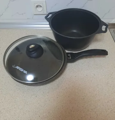 ROSSIYA Kukmara 5 l qozoni, hushtakli 2,7 l choynak, 28 sm tova 1