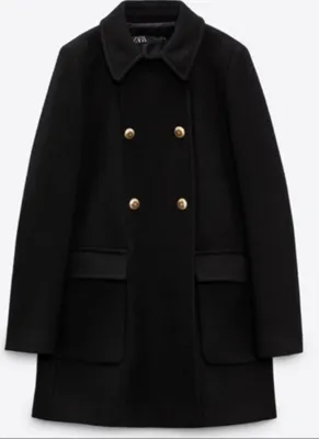Шерстяное пальто Zara размер S 1