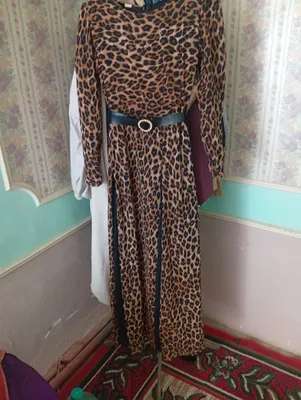 Shifon tiger koʻylak uzun