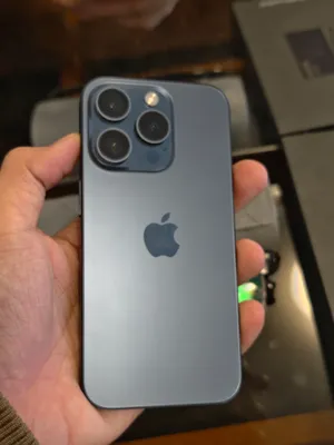 iPhone 15 pro, Blue titanium, 128GB 1