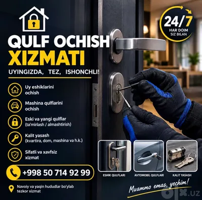 Qulf ochish hizmati navoiy buylab 1