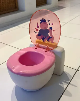 Интерактивный туалет для baby born со звуком 1