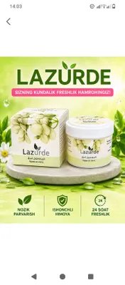 lazurde antiperspirant 1