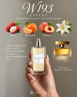ESSENS W193 — По мотивам Dolce & Gabbana The One. 1