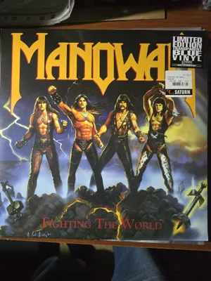 Продается виниловая пластинка MANOWAR Figthing The World. 1
