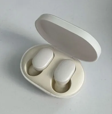 Xiaomi Redmi AirDots / Mi True Wireless simsiz quloqchinlari (oq) 1