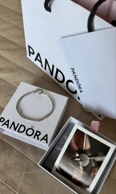 PANDORA браслет с застежкой в виде сердца 1
