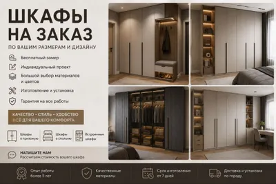 Шкафы на заказ , Индивидуальный проект 1