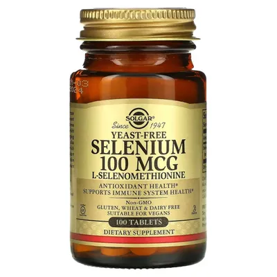Солгар селен 100мкг., Solgar selemium 100 mcg 1