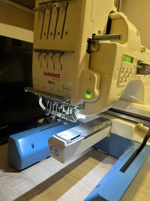 Professional kashta tikish mashinasi Janome MB-4, original Yaponiya 1