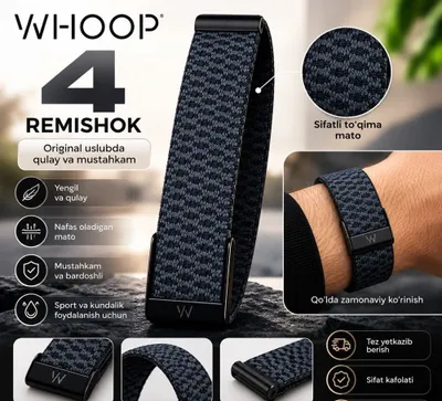whoop 4.0 remishok sifatli narxi zo’r 1