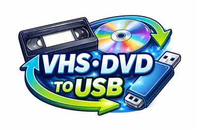 Перенос видео с VHS-кассет и DVD-дисков на флешку