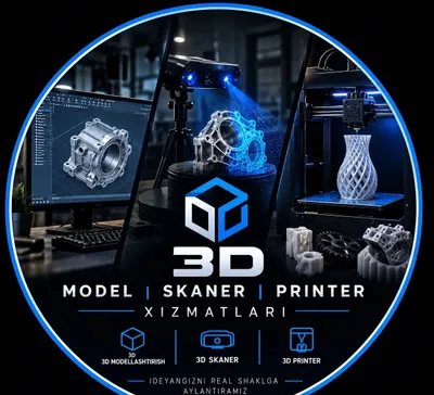 3D Modellashtirish,3D skaner va 3D print xizmatlari 1