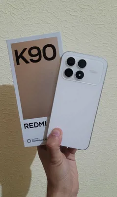 Redmi K90 12/256GB full komplekt Redmi K90 Oq rang ideall Hotira 12ga2 1