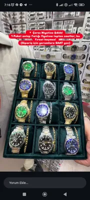 Часы Rolex на 12 шт, рядом цепочка, в подарок, поштучно нет 1