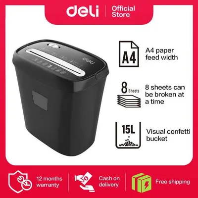 Qog‘oz yo‘q qilgich 9947 Deli 3 daqiqa 15 l 4 kg Original !!! 1