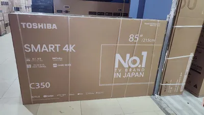 TOSHIBA 85C350N SMART 4K YANGI 2024 MODEL