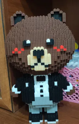 Lego o‘yinchog‘i «Frakdagi ayiq», 27 sm, yig‘ilgan 1