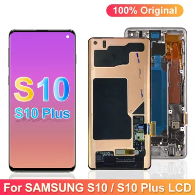 SAMSUNG S10 PLUS S10+ Plus LCD ORIGINAL 100 1