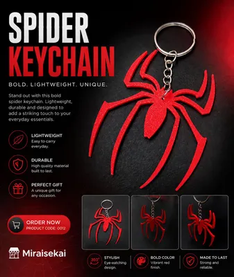 Spider Keychain 1