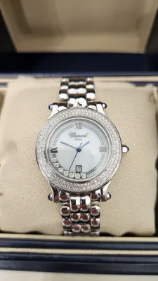 Золотые женские часы Chopard 1
