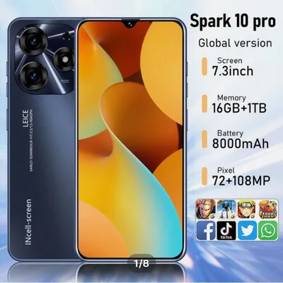 Tecno Spark 10 pro Ram=16GB Rom=1TB 1