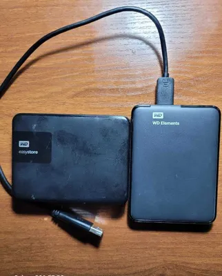 2 жестких диска WD 2 ТБ и 1 ТБ 1