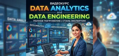 ВИДЕО КУРСЫ Data Analytics and Data Engineerin ЦЕНА 300.000 СУМ