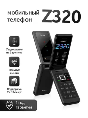 Novey Z320 1yil garantiya 2ta sim karta 1ta flesh karta 1