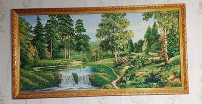 Картина лесной пейзаж 1
