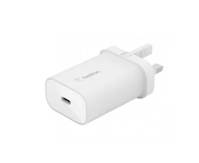 BELKIN 25W USB-C PD Wall Charger PPS White tarmoq zaryadlovchi qurilmasi 1