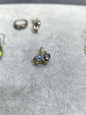 серьги из серебра винтажные