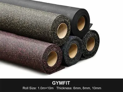Спортивное покрытие TOPFLOR GUMFIT 6мм (Китай) 1