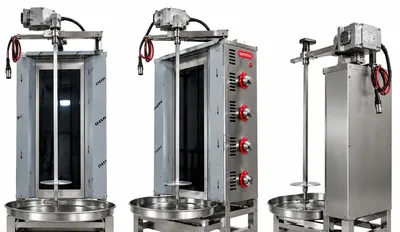 4 zonali elektr doner apparati, motorli Tavsif: Doner va s 1
