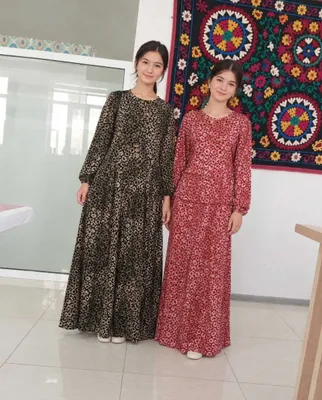 Изящное и удобное длинное платье для женщин