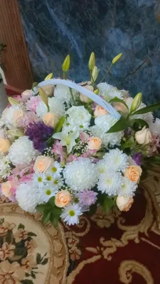 Цветы в корзине 1