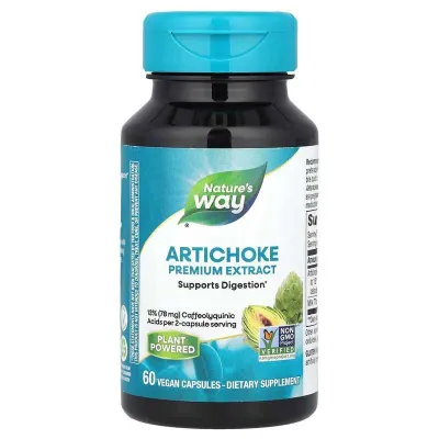 Nature's Way Artichoke Artishok, 60 ta vegan kapsula 1